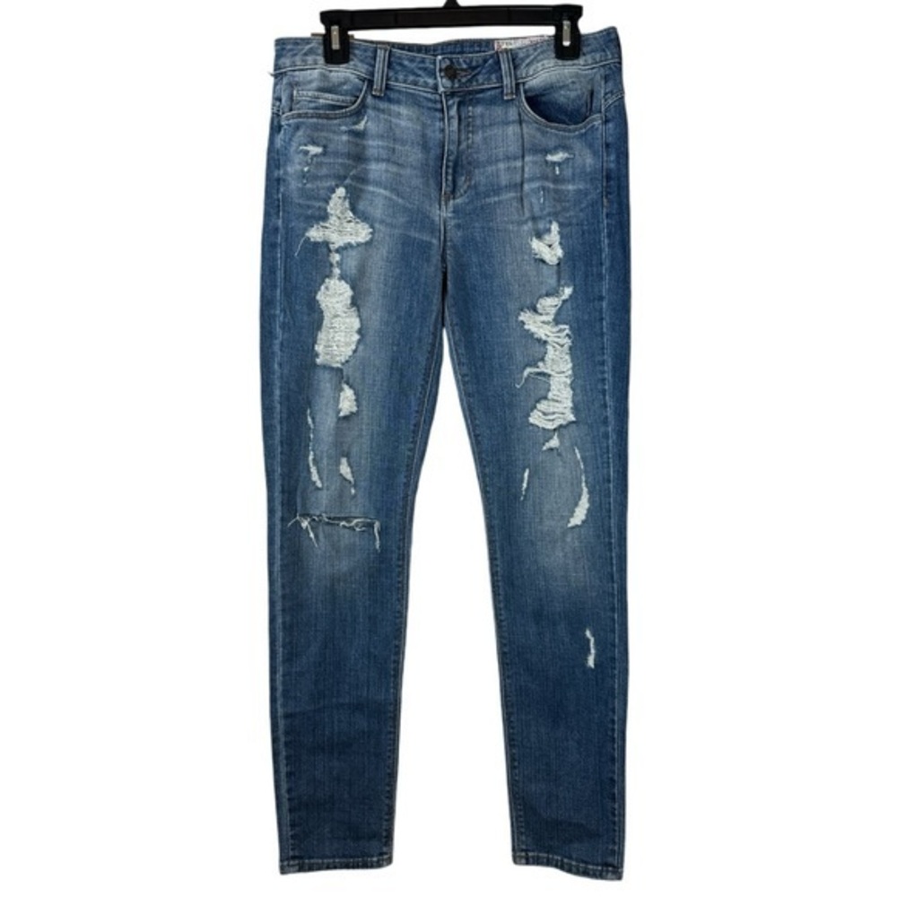 SIWY Ladonna Hi Waist Slim Crop Denim Blue Jeans Size 29 NWT #VEG-0119